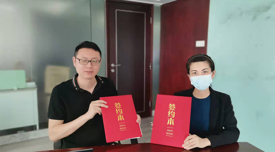 祝賀！金環(huán)電器與寧波某品牌電商客戶(hù)再次合作，簽約成功！